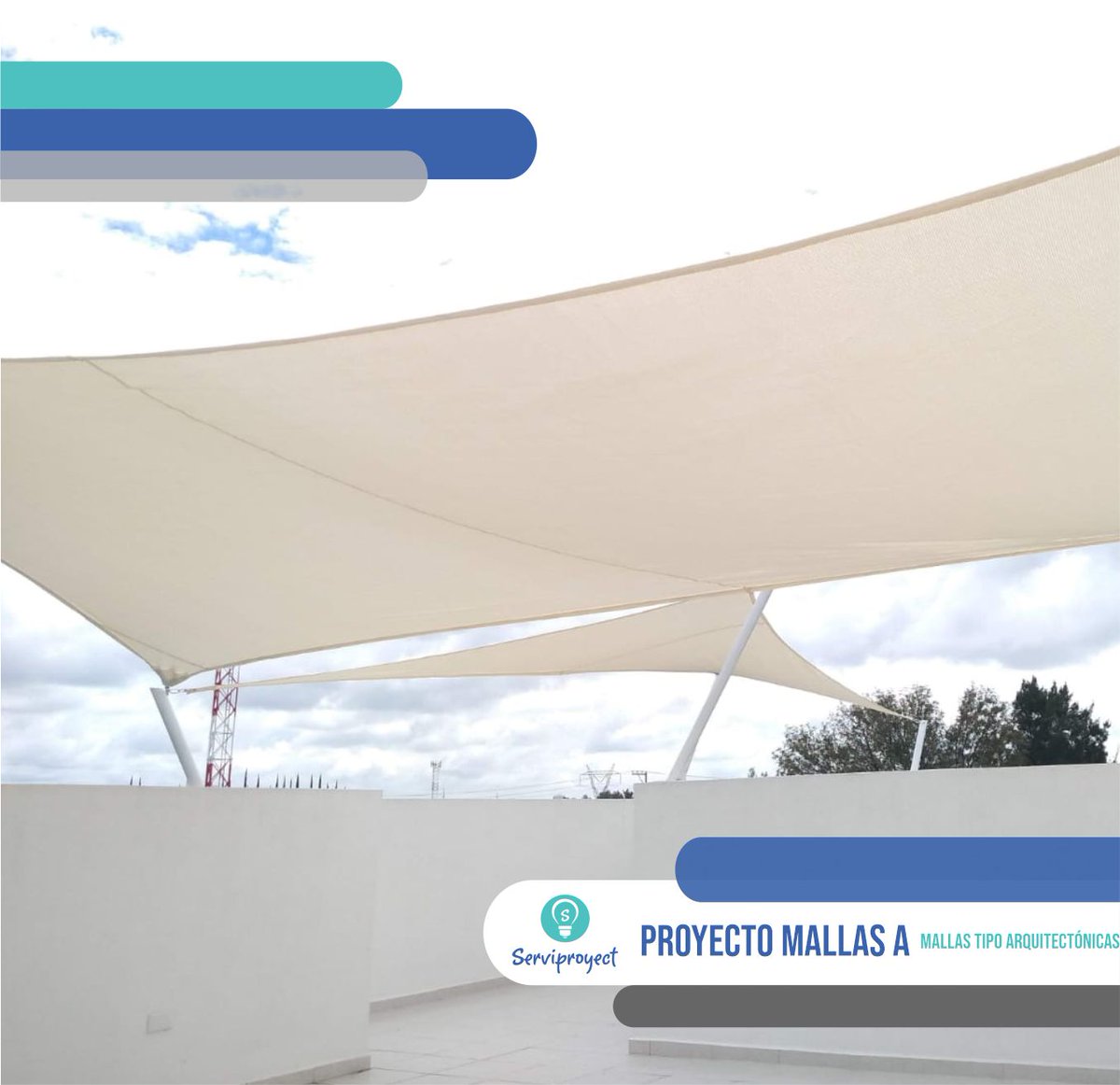 tuserviproyect's tweet photo. Proyecto de confección e instalación de mallas arquitectónicas para residencia 😍👌 Cotiza tu proyecto sin compromiso por 📩 directo a la página #MallasArquitectónicas #MallasTipoVelarias #MallasEnAgs https://t.co/TyQl9cPIzq