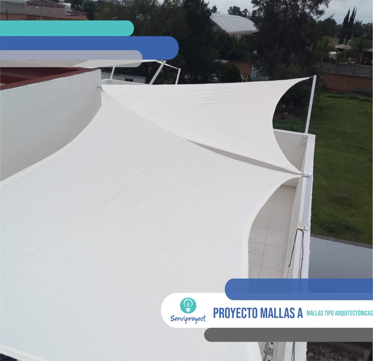 tuserviproyect's tweet photo. Proyecto de confección e instalación de mallas arquitectónicas para residencia 😍👌 Cotiza tu proyecto sin compromiso por 📩 directo a la página #MallasArquitectónicas #MallasTipoVelarias #MallasEnAgs https://t.co/TyQl9cPIzq