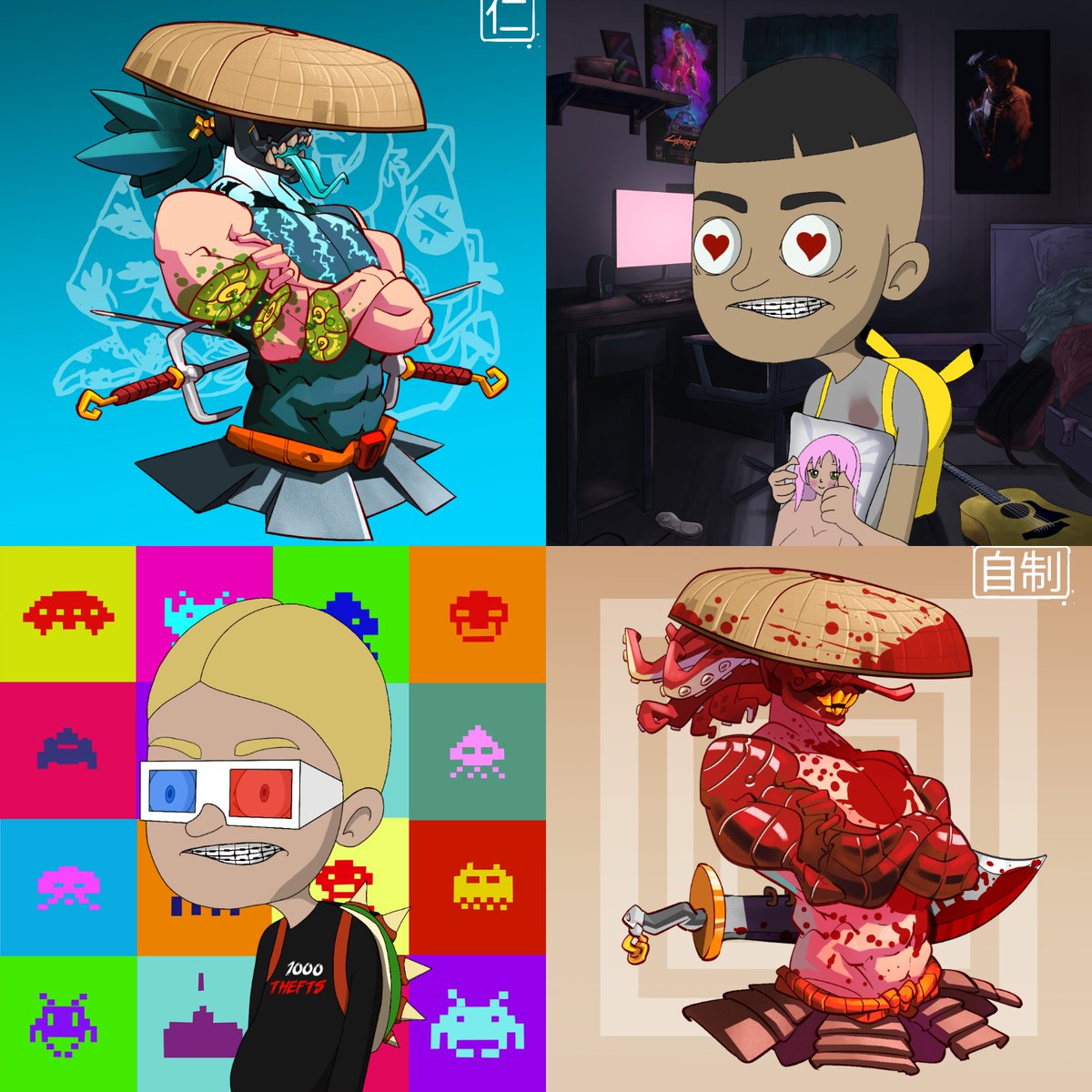 ShogunSamurais's tweet photo. 🎉#NFTGiveaway lasting 48 hours! 

Together with @BasementNFT, we're giving away 1 Shogun S侍murais #NFT + 1 Basement Dweller #NFT.

To participate:
1⃣Follow @ShogunSamurais &amp; @BasementNFT 
2⃣Join Discord: https://t.co/UUXzUWxHLS &amp; https://t.co/UKByrSdnzq
3⃣RT &amp; Like &amp; Tag 3 https://t.co/wV6RZrElxf