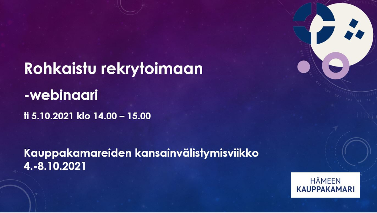 K2HAM_'s tweet photo. Onko osaavan työntekijän löytäminen haastavaa? Ratkaisuna voi olla rekrytointi muualta Euroopasta. #EURES auttaa työnantajia saamaan työntekijöitä palvelukseensa. #kauppakamari #kvviikko @EURESFin @willevii @LTalenthub #rekry - Ilmoittaudu webinaariin >> https://t.co/ATPwI28byb https://t.co/bn3nDzIMlo