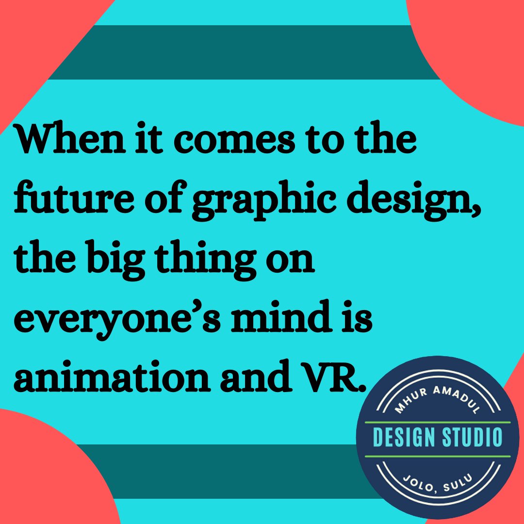 mhoramadul's tweet photo. When it comes to the future of graphic design, the big thing on everyone’s mind is animation and VR. 

👍Print media is on its ,way out, and digital media is quickly becoming the graphic design medium of the future.

#logotype #logodesigns #logoinspirations  #brand  #graphics https://t.co/qqU3cEMlta