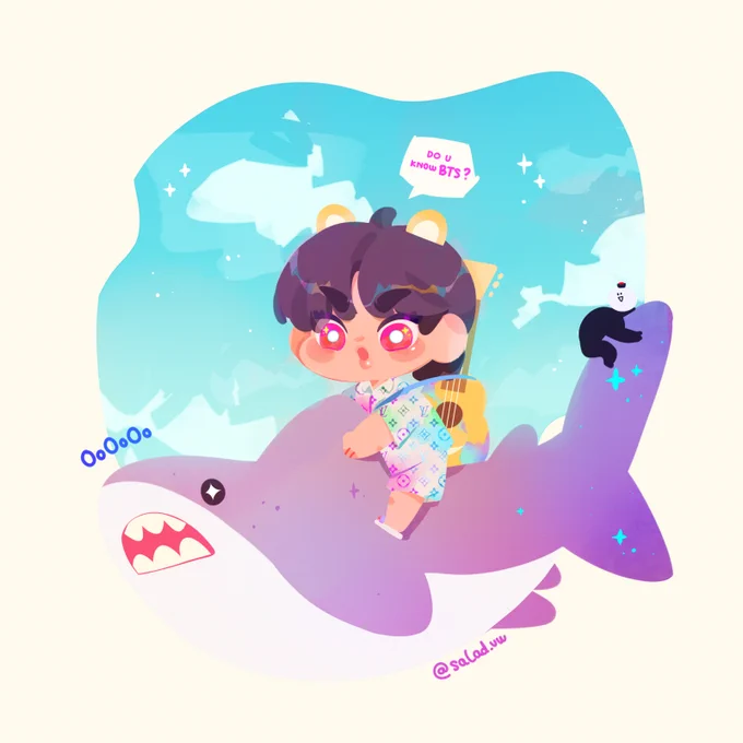 seokjin shark adventure! 🦈🐹
#BTSJIN #btsfanart 
 
SEOKJIN LIGHTS UP MY WORLD 