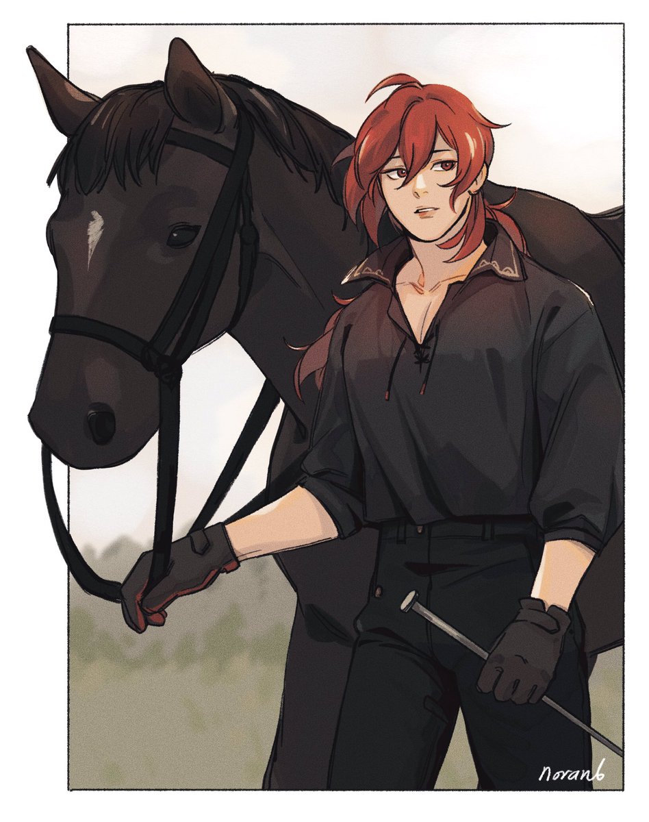 diluc in one of those shirts #GenshinImpact #原神 