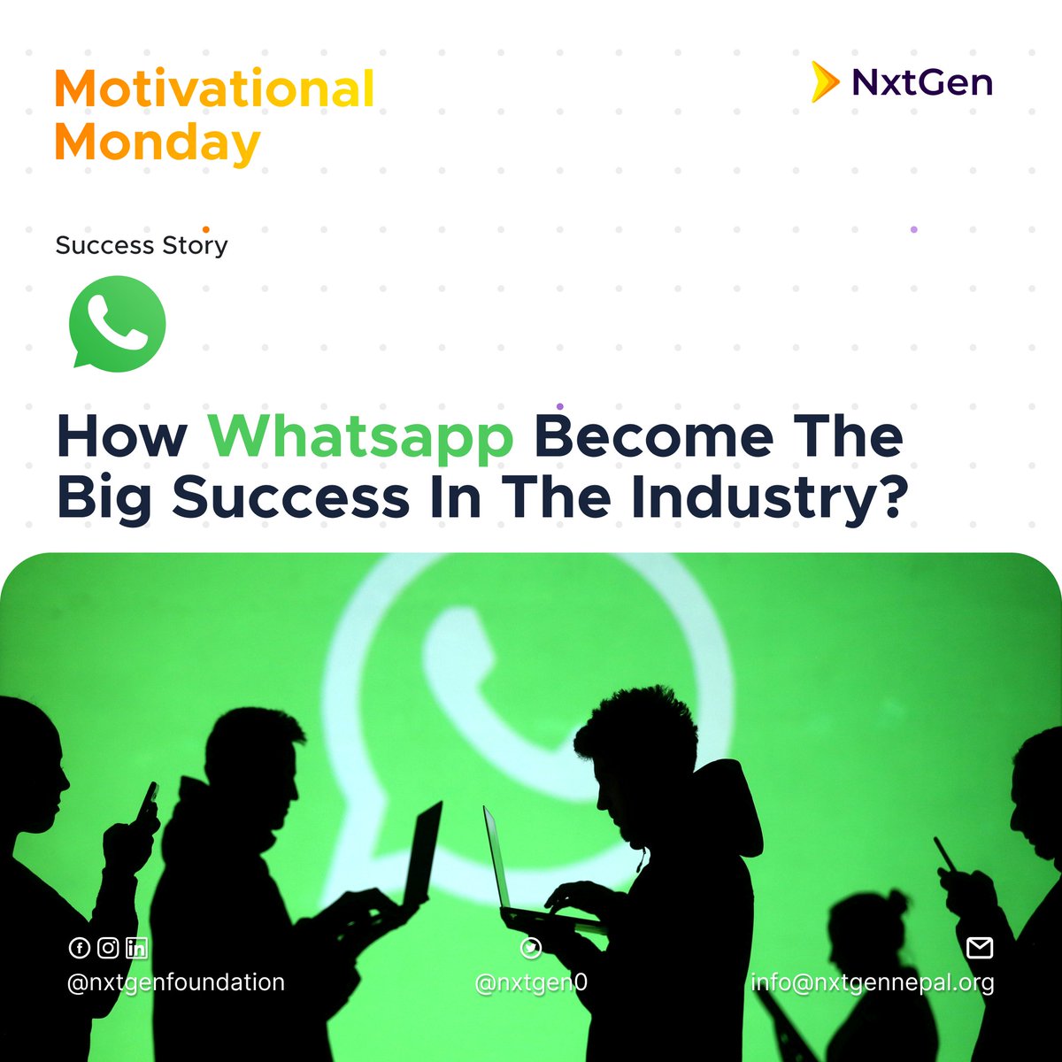 nxtgen0's tweet photo. Good Morning!
.
.
https://t.co/S1KKbB2VRX
#NxtGen #MotivationalMonday https://t.co/8RUwyrZKNz
