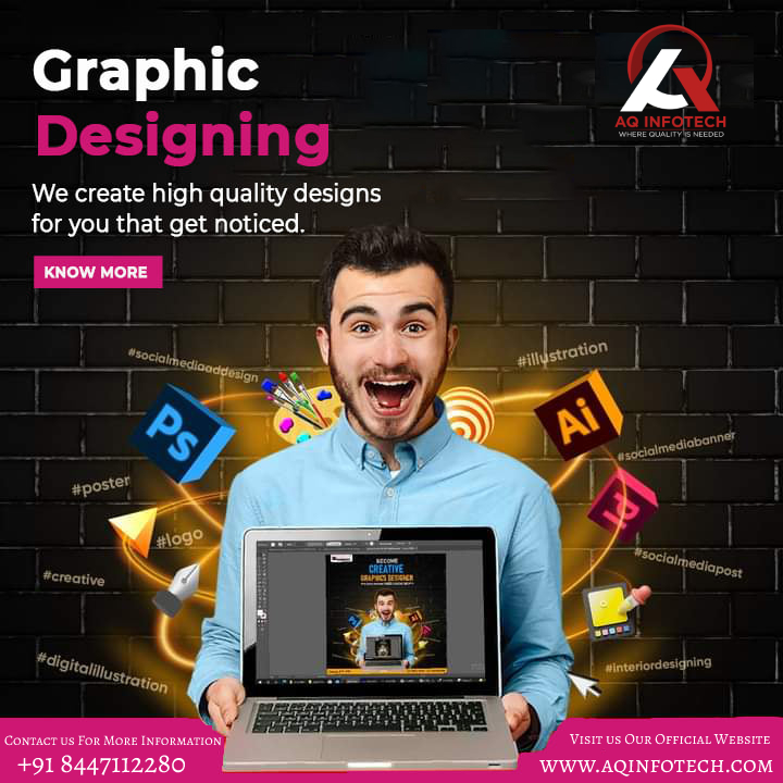 DigiAdMedia's tweet photo. "Graphic Designing"  We Create high-Quality designs for you that get noticed.

350+ Brands Served Till Date Start Advertising Today!
.
📱 Consult With Our Experts +91-8447112280 24x7 for all your queries.👩‍💻
.
#aqinfotech #graphicdesign #design #art #illustration #graphicdesigner https://t.co/XN7uw7C5IO