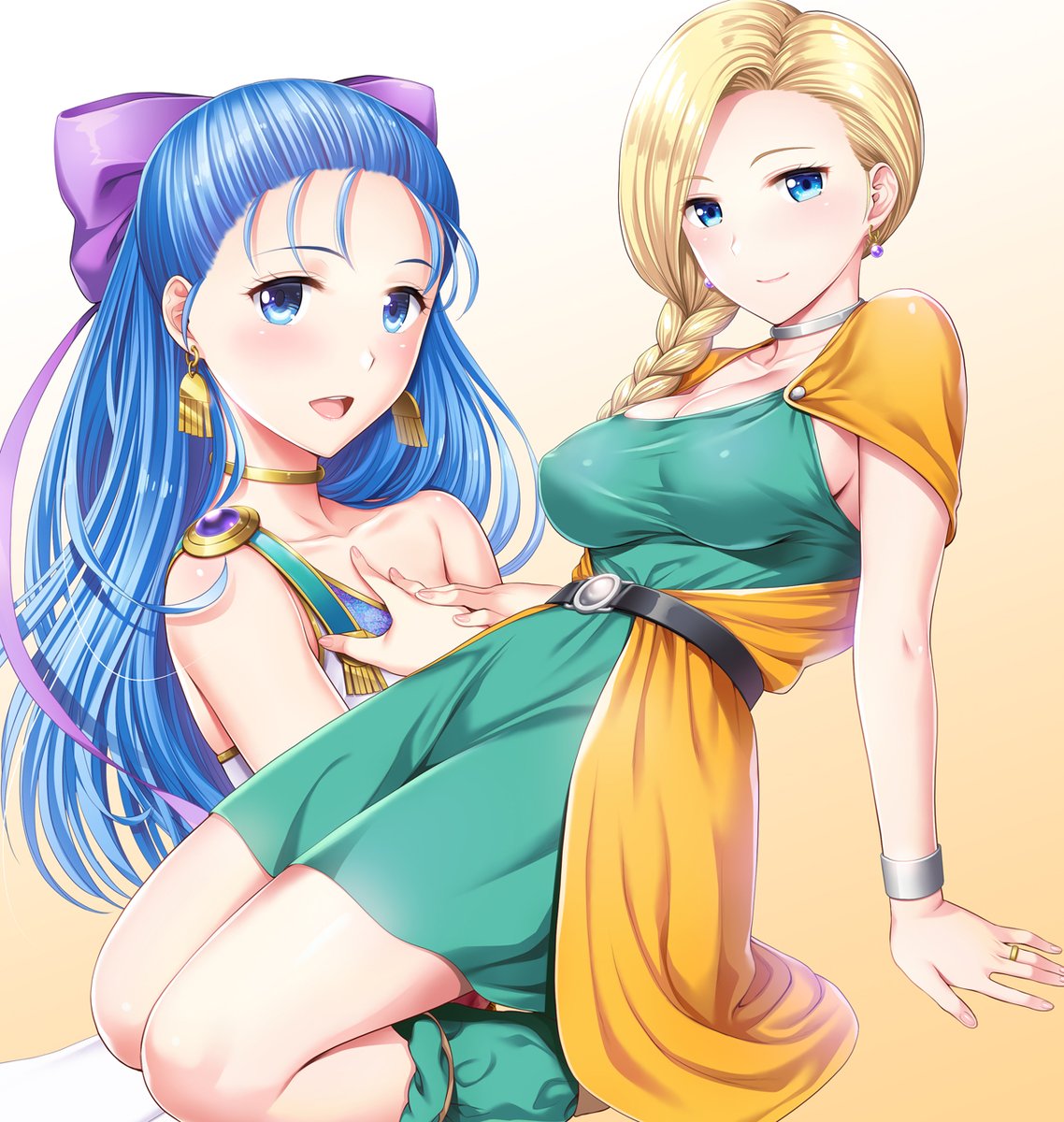 ビアンカ(DQ5) 「なんかトレンドにビアンカ入ってたので・・・ (塗ったのはプロの塗り師の方です) 」|🍊 さんぢぇるまんRRR猿🔞 TeamM （エアコン故障中）のイラスト
