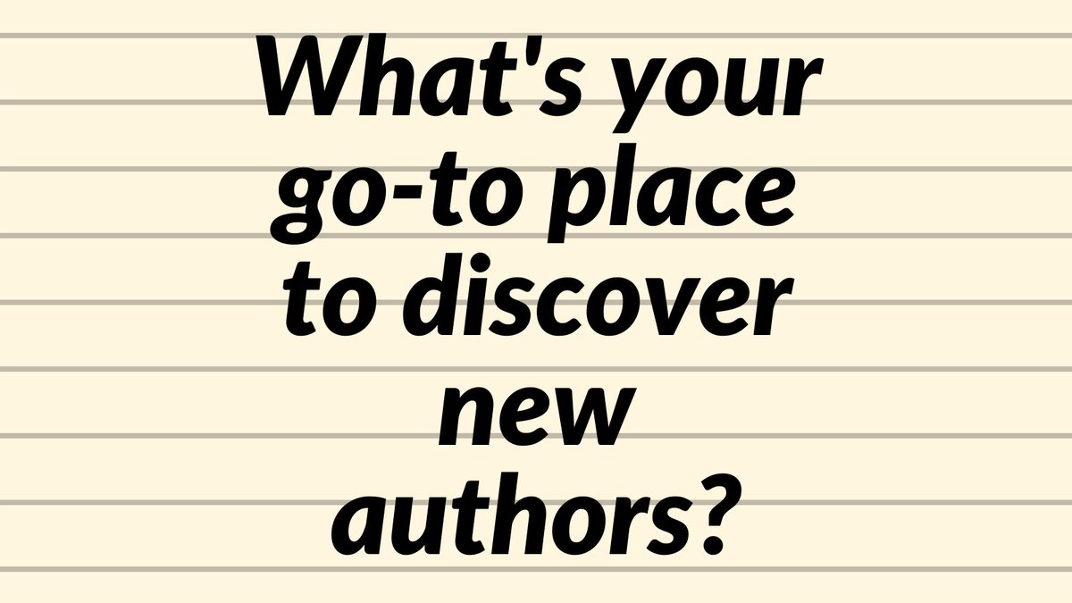 ReadATaco's tweet photo. Hi #readerscommunity  I find new authors on Fb and y local library! How about you?
#readers #discovernewauthors #book #newbooks #newauthors https://t.co/DabV3o4jXO