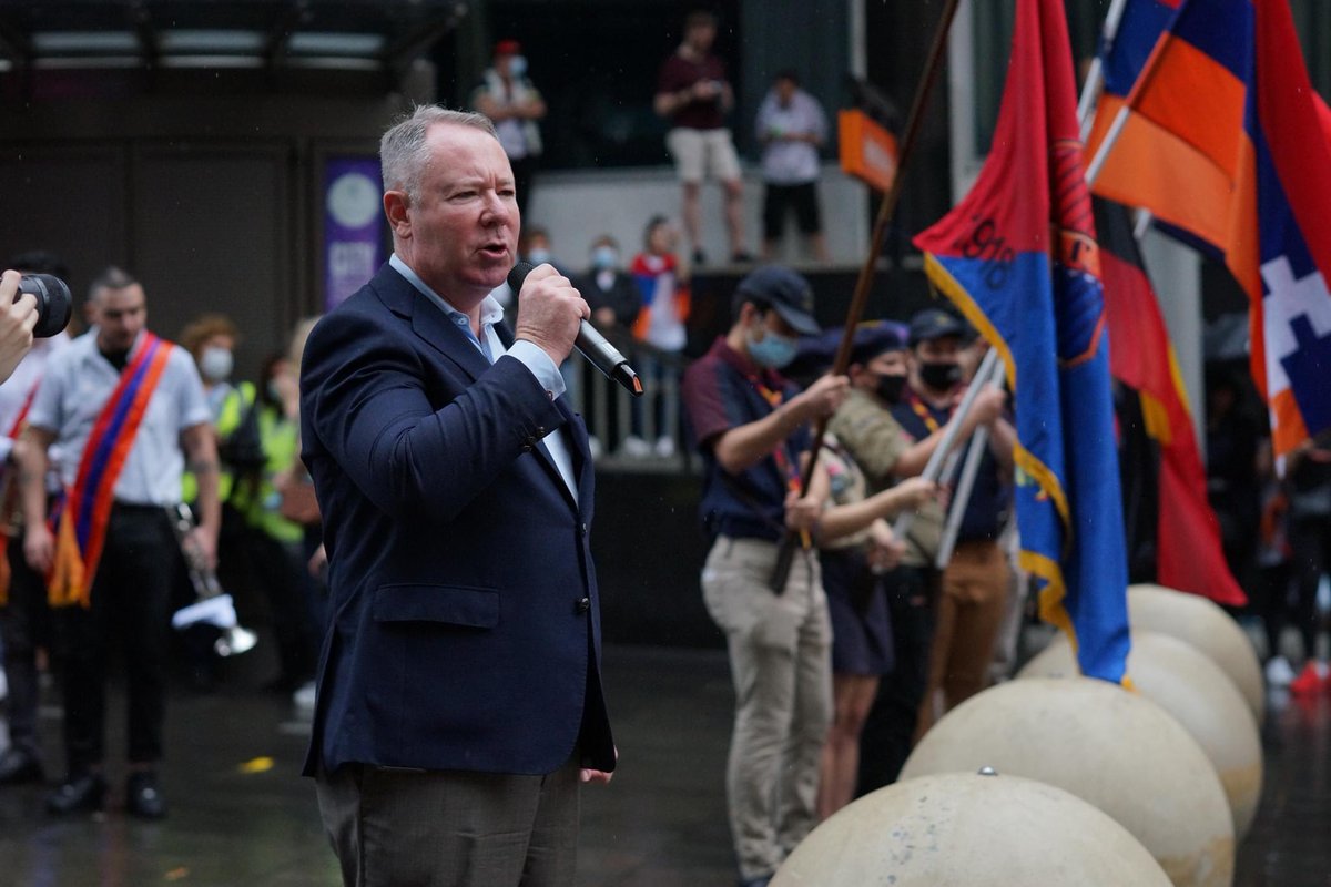 Thanks to the efforts of <a href="/hugh_mcdermott/">Hugh McDermott MP</a> the largest state of NSW has recognised the Republic of Artsakh and demonstrates their commitment to #StopAliyev. 

<a href="/MarisePayne/">Marise Payne</a> <a href="/SenatorWong/">Senator Penny Wong</a> this is leadership.