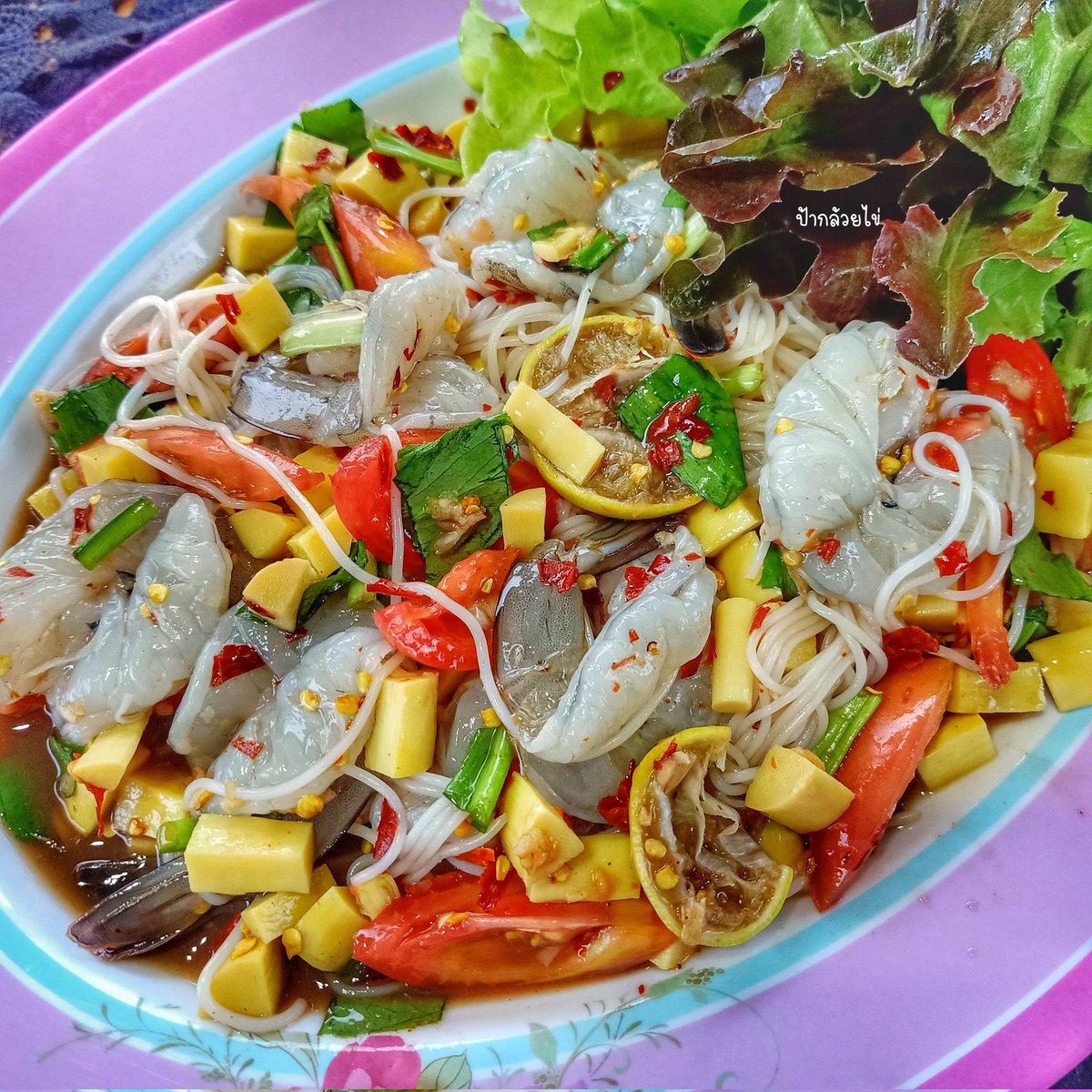 BKlayvong's tweet photo. ตำซั่วกุ้งสด แซ่บๆ 😋 #กินข้าวกับป้า #อร่อยบอกต่อ #อร่อย https://t.co/sP6z3Ov8qD