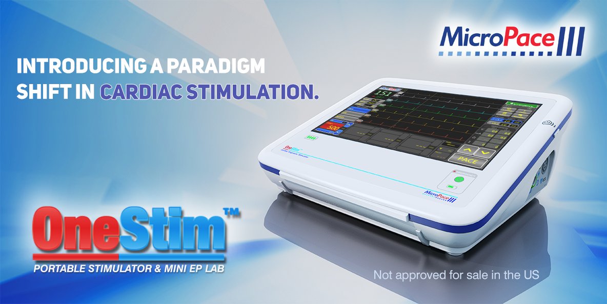 MicropaceEP's tweet photo. Micropace OneStim is the first fully integrated system that offers the capability to perform a Trans-esophageal Electrophysiology Study (TEEPS).

Rapid arrhythmia diagnosis and management without fluoroscopy!

Learn more at https://t.co/b6DiawPh4E
#EPeeps #Cardiology #Cardio https://t.co/Il9YjZeoH1
