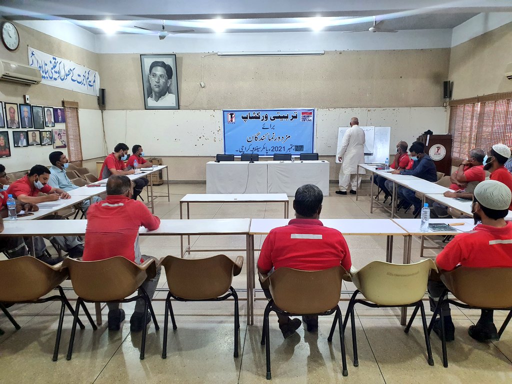 Workers Education and Training program organized by <a href="/PilerPakistan/">PILER</a> with the facilitation of <a href="/FES_PAK/">FES Pakistan</a> at PILER Center Karachi.

Workers of SITE industrial area of <a href="/CokePk/">Coca-Cola Pakistan</a> attended the training workshop to learn OSH measures in workspaces.