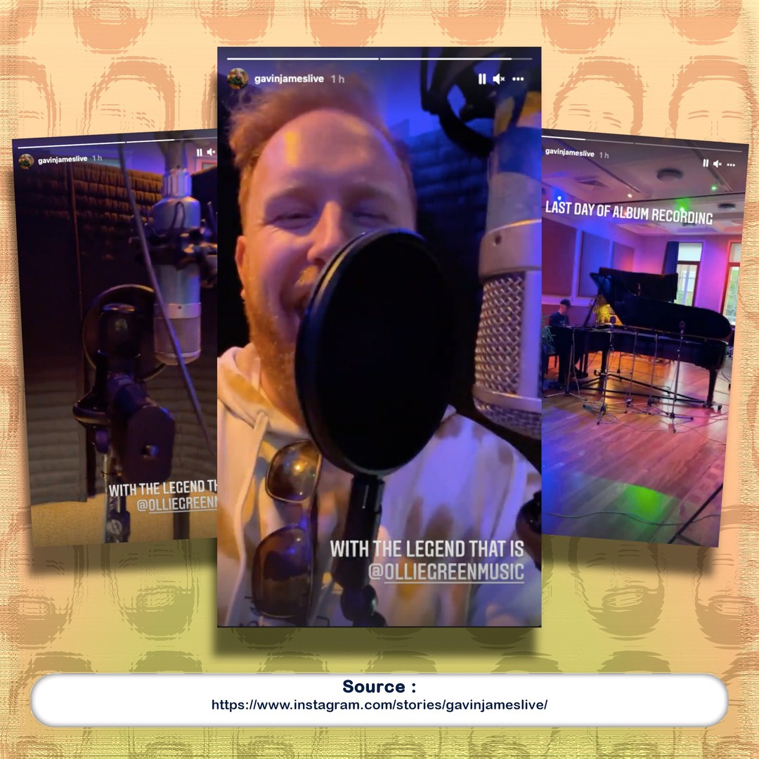 gjamesfrance's tweet photo. Notre rouquin en studio ce week-end ! 🎼 🎹
#gavinjames #gavinjameslive #gavinjamesfrance #recordingstudio #olliegreen #album #albumstudio #tracklist https://t.co/Pbo4ws3knv