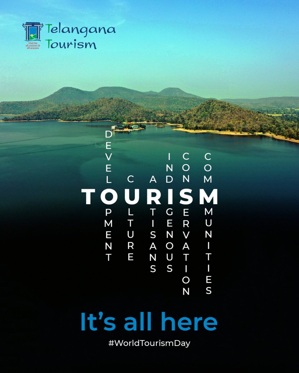 #Tourism helps developmental activities, culture, local artisans, indigenous species conversation and community growth. 

Tourism is for all!

#Tourism4InclusiveGrowth #WorldTourismDay #TSTDC #UNWTO #TelanganaTourism #Telangana