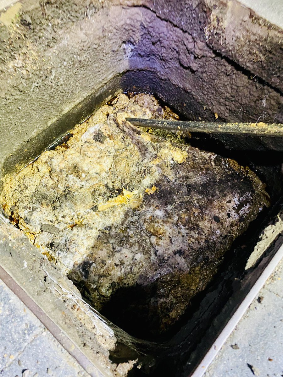 ECAS_World's tweet photo. Unveiling fats, oils, and grease (FOG) in the @stwater network 👎🏼
Off to investigate where this might be coming from 🧐
#sewerblockage #blockages #binnotblock https://t.co/ajIyIbVSzv