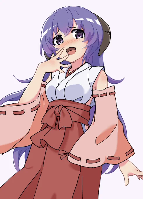 微笑む羽入さん
\なのです/ 