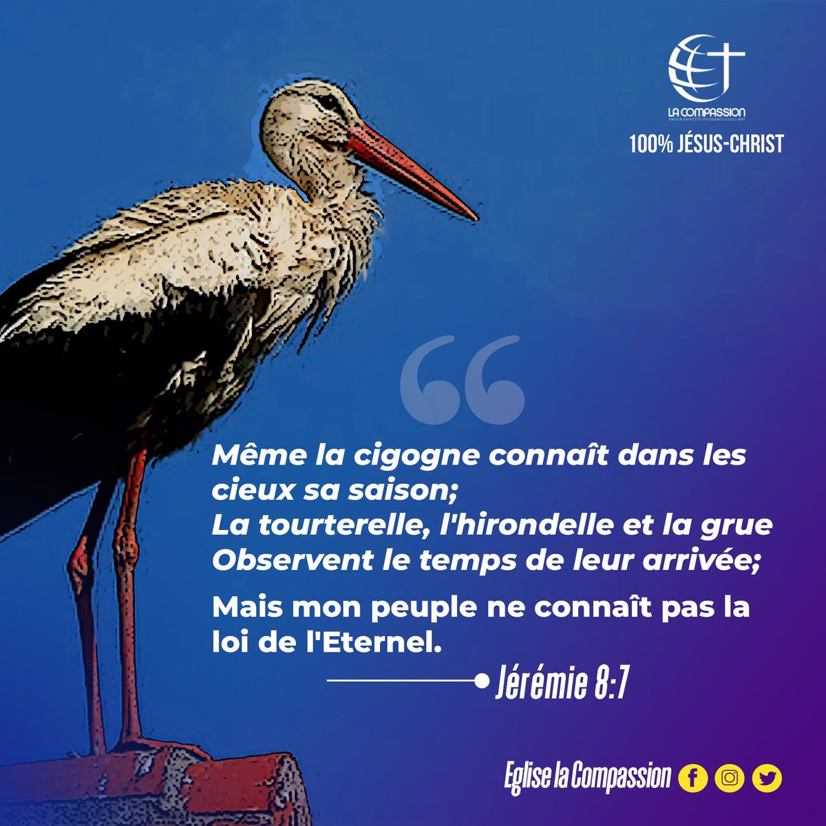 CompassionCrefm's tweet photo. Dieu nous appelle à connaître sa loi afin de discerner les #saisons. 
—
Bonne méditation et 
Heureuse journée en #Christ ! 😄 https://t.co/Ggj0jLncUC