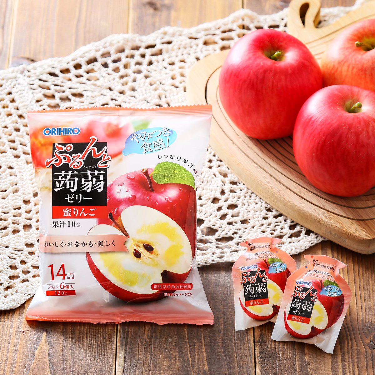 またまた新登場のお知らせ～🎉 蜜りんご味のパウチタイプが登場