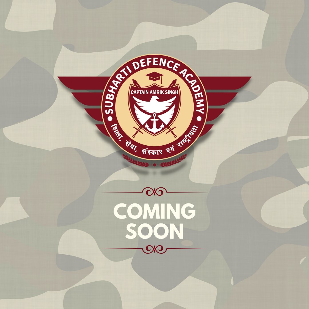 subhartidefence's tweet photo. Coming soon #subhartidefence #defenceacademy https://t.co/tN2Il4GeEN