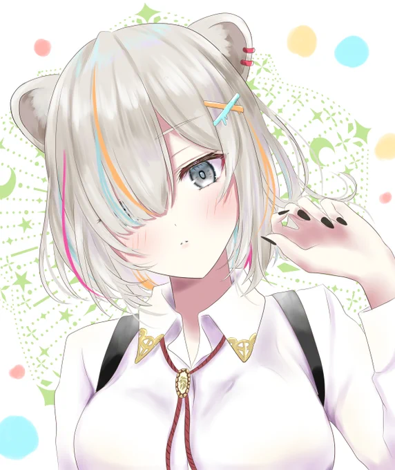 イメチェン可愛い😍
#ししらーと #獅白ぼたん 