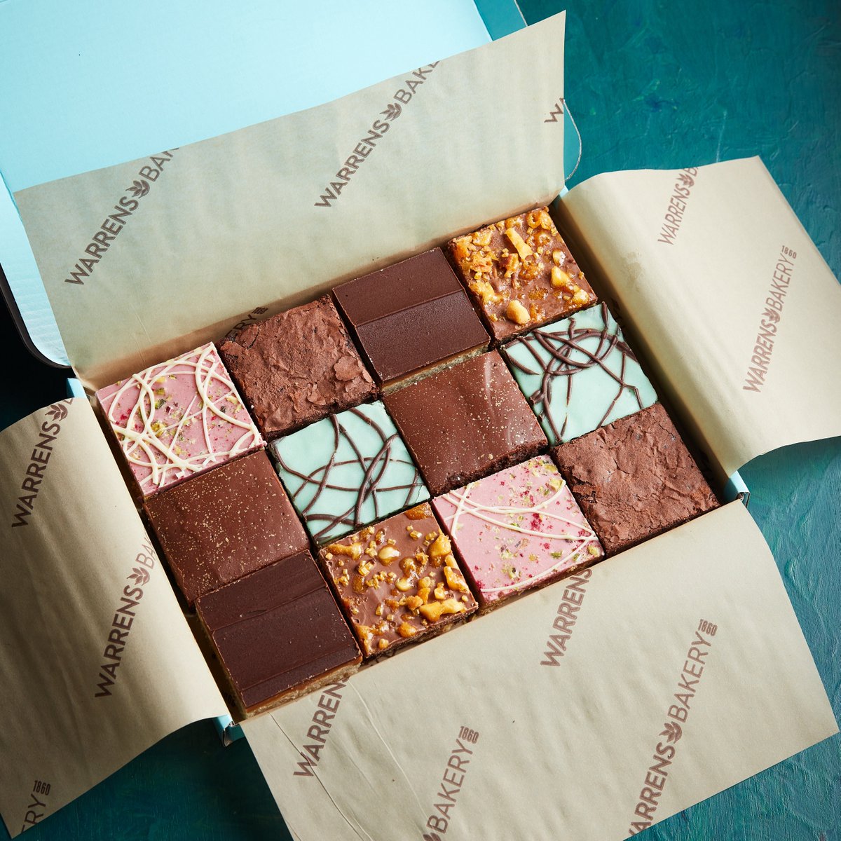 WarrensBakery's tweet photo. Excited to share the latest addition to our #etsy shop: Sweet Moments by Mail, our new Brownies By Post service. https://t.co/rPg99Ehtfk #shortbread #gift #tiffin #cakes #minibites #chocolate #brownies #bites #sweets https://t.co/uTclo6chL6