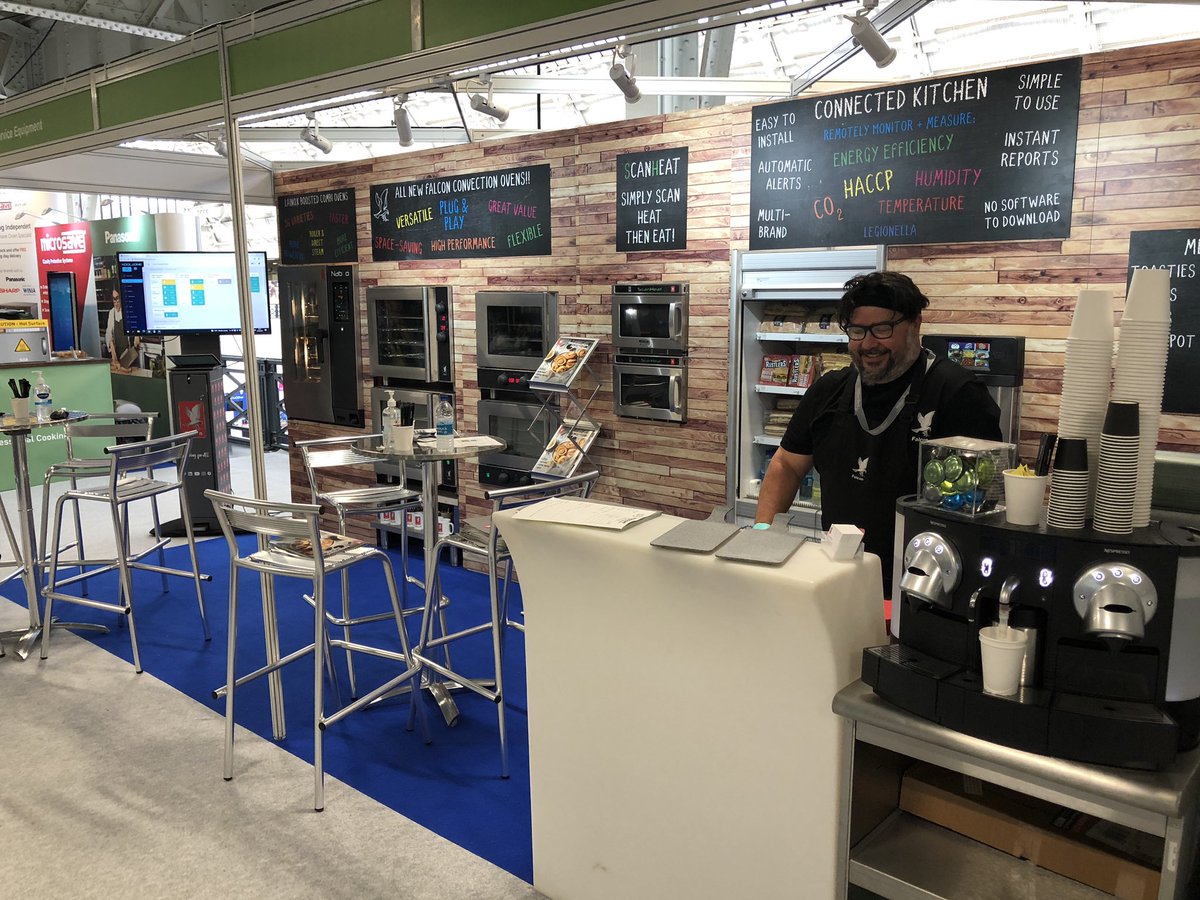 FalconFoodserv's tweet photo. We’re good to go @RestaurantShow!

New convection ovens ✅
Naboo Boosted ✅
Scanheat ✅
MRX high speed ovens ✅
Connected Kitchen ✅
Falcon team ✅
Fridge full of food 😀

See you on stand UF19

#trs2021 https://t.co/oLYclBB8Bx