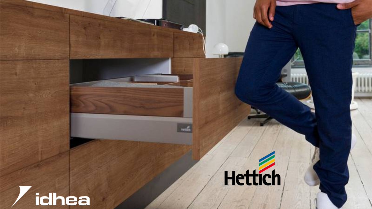 Sin tiradores y sin esfuerzo: Push to open Silent para sistemas de cajones.

La combinación perfecta de tecnología inteligente, funcionalidad y diseño.

Distribuidores oficiales de Hettich.

#armarios #diseño #Diseñodeinterior #herrajes #HerrajesParaMuebles #cajones #habitaciones