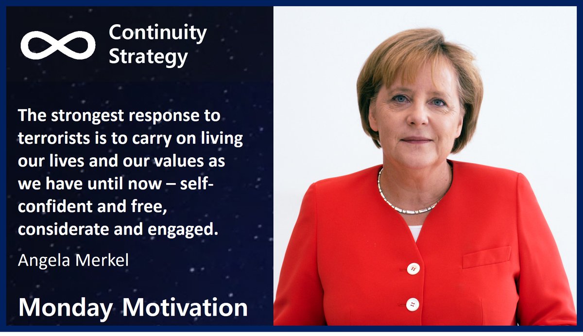 ContinuityStrat's tweet photo. Angela Merkel’s term as Chancellor of Germany is coming to an end after 15 years in power. Over that period she has dealt with many challenges and crises, displaying immense personal resilience in the process.  

#inspiration #motivation #leadership

https://t.co/TuNcaO0sjp https://t.co/rjybLNccrU