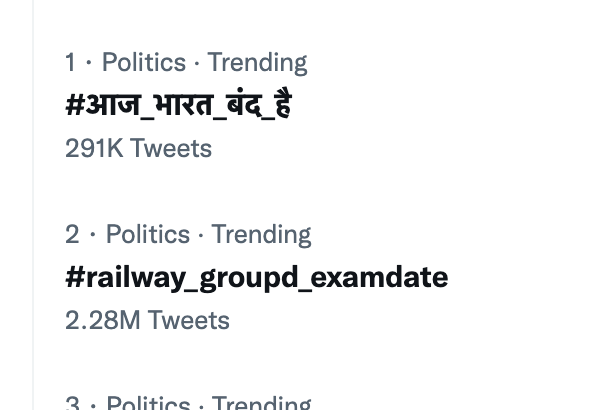 DrGauravGarg4's tweet image. More than 22 Lakh tweets. Great effort by everyone.
Keep the pressure on. 
#railway_groupd_examdate