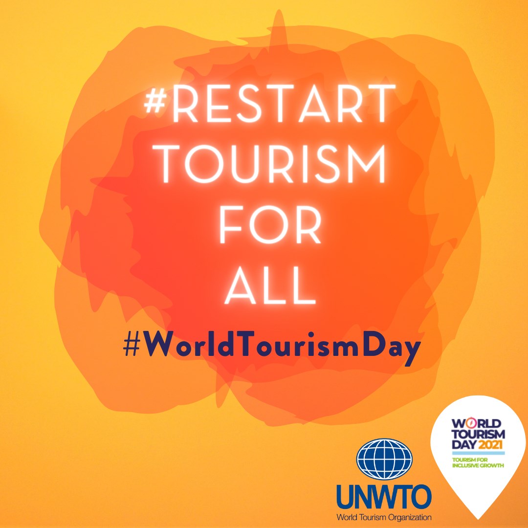 𝗪𝗢𝗥𝗟𝗗 𝗧𝗢𝗨𝗥𝗜𝗦𝗠 𝗗𝗔𝗬 | JOIN THE CAMPAIGN! 

Join World Tourism Day 2021 by participating in the campaign: to fully showcase the potential of tourism to create jobs for all and bring communities together.

unwto.org/join-world-tou…

#WorldTourismDay