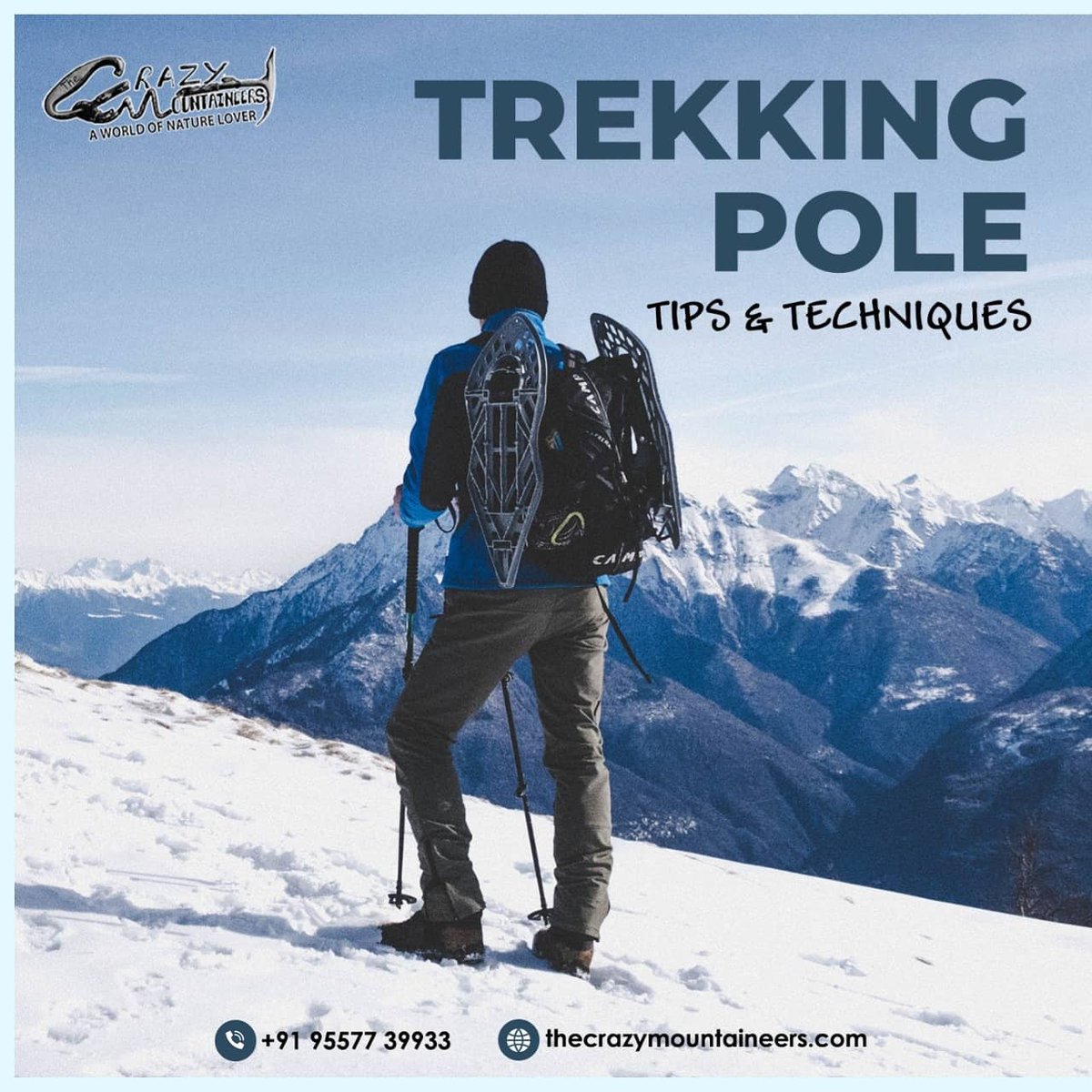 tcmountaineers's tweet photo. Whether you're looking to gain more stability, relieve knee pain, or increase your calorie burn, trekking poles are the perfect companion to help you go further.👉 For upcoming Kedarkantha trek Information:
☎️ 95577 39933
#trekkingpole #nature #hiking #mountains #travel https://t.co/sGyYMH5UMu