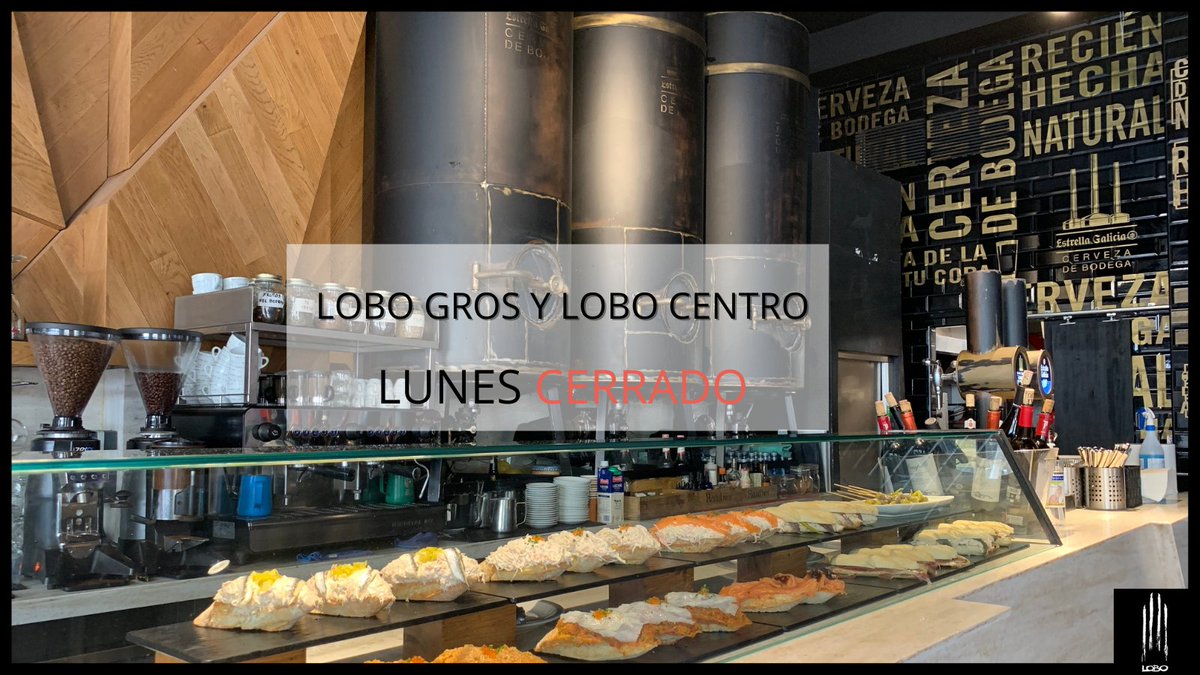 LoboDonosti's tweet photo. Ya se ha terminado el #verano y volvemos al horario habitual, #lobogros y #lobocentro cerramos los lunes. ¡Nos vemos mañana! buen inicio de semana a todo@s
#restaurante #restaurantedonostia #restaurantesansebastian #lobodonosti #sansebastian #donostia #food #gastronomia https://t.co/TVuLA9k4dt