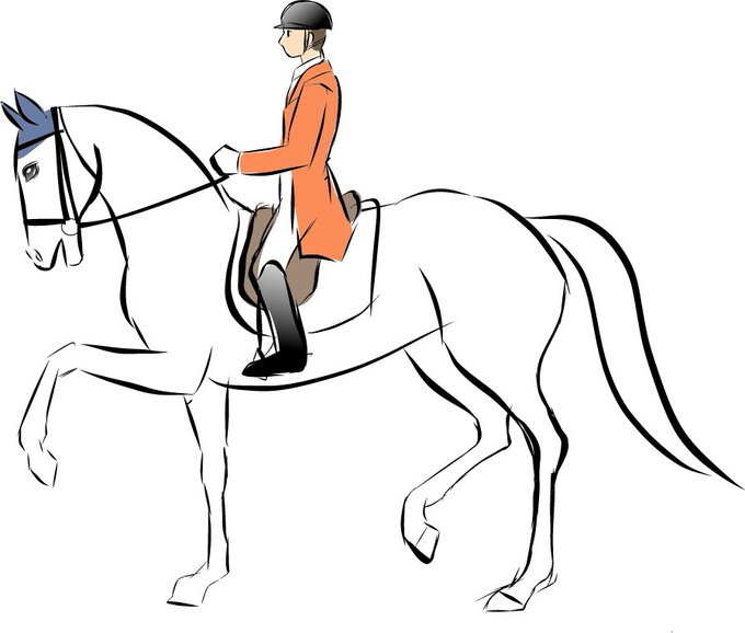 馬場馬術のtwitterイラスト検索結果