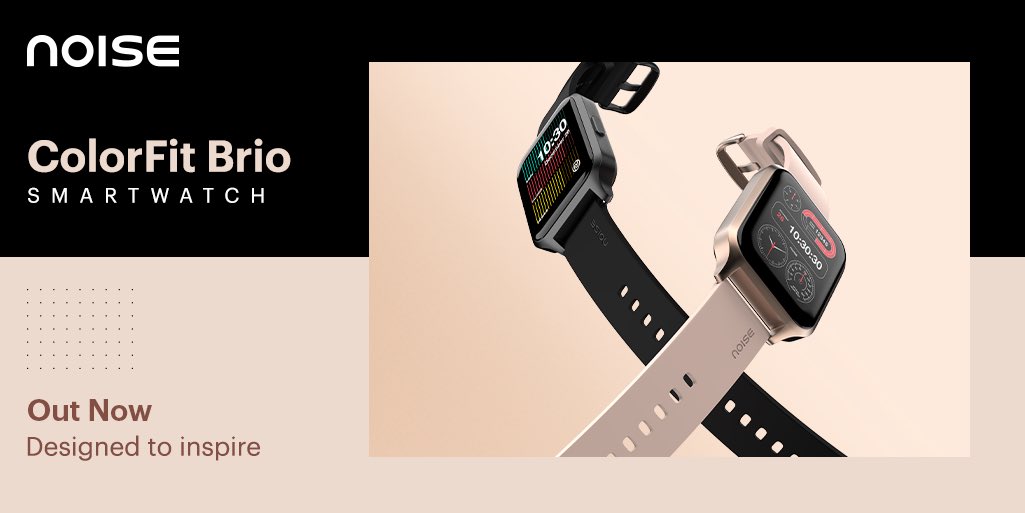 gonoise's tweet photo. Our all new ColorFit Brio with 1.52” IPS LCD TruView™ display, IP68 waterproof, 10-days long battery life, 50 sports modes &amp; more is out now. Hurry! Get your ColorFit Brio at a special launch price. 
https://t.co/oxDwYnl1gU#NoiseSmartwatch #ColorFitBrio #NoiseNewLaunch https://t.co/UIyTDf9HGR