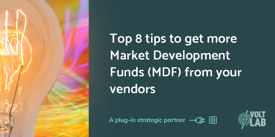 volt_lab's tweet photo. MDF represents a meaningful resource in increasing or accelerating a Channel Partner’s sales and marketing efforts. However, accessing MDF isn’t easy.

Here are eight important tips to help you access more MDF from your vendors to spark growth.

https://t.co/M2IROzdvob https://t.co/MqbcOrb4zC