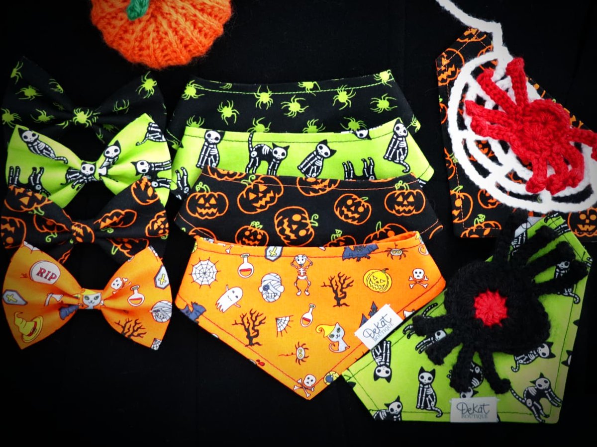 dekatboutique's tweet photo. Boo! ๐ป Halloween collection is here! ๐๐ธ๏ธ๐ท๏ธ๐ Are you ready for spooky season? ๐ป
#halloweencollection #halloween #halloween2021 #spookyseason #spooky #spooktacula #petbandana #petbandana #dogbandana #australianpets #dekatboutique #CatsOfTwitter https://t.co/dGfeVFfIlY