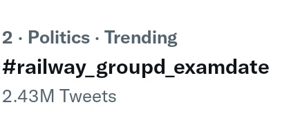 chhotupriyanshu's tweet photo. #railway_groupd_examdate

#railway_groupd_examdate।  Sir please get our group d paper done otherwise sir, the family members who are coming to come out of life have started taunting how much is it. https://t.co/U6MStPx1cM