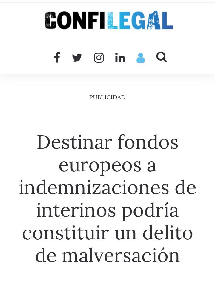 GMi15f's tweet photo. ⚠️@mjmonteroc según informe @MaluendaPenal destinar fondos europeos a indemnizaciones de interinos podría ser delito de malversación
📌Recuerde también
⛔Procesos selectivos de resultado incierto no son sanción 
#NoIcetazo @LourdesArastey https://t.co/eILVejq4pz