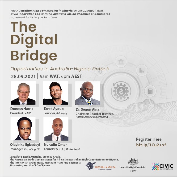 The Digital Bridge will provide the chance to share ideas, explore opportunities, and build new connections.

You can be a part of this virtual meeting by clicking this link.

bit.ly/3Cu2sp5