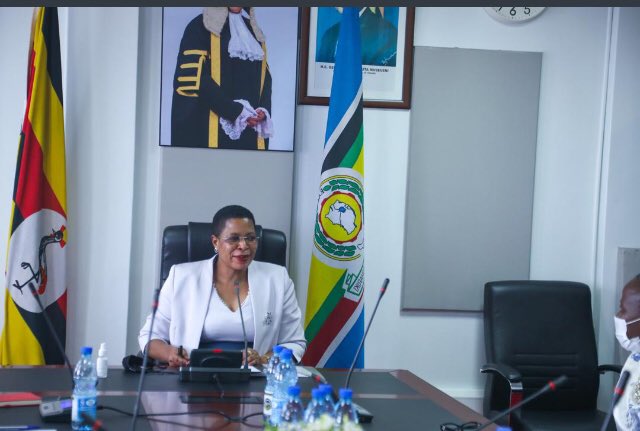 UWOPA's tweet photo. Rt. Hon @AnitahAmong said that her view is that the parish model implementation mechanisms should not affect the women’s fund since most of the benefits go to men, the women must be protected and she implored women MPS to make a case for it at NRM caucus.
#WomenEmpowerement https://t.co/gpeewtlNOE