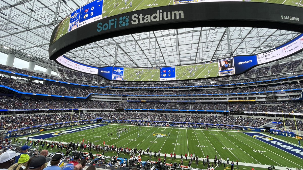 nhowe's tweet photo. The new LA stadium is amazing. https://t.co/2MMmCqeJko