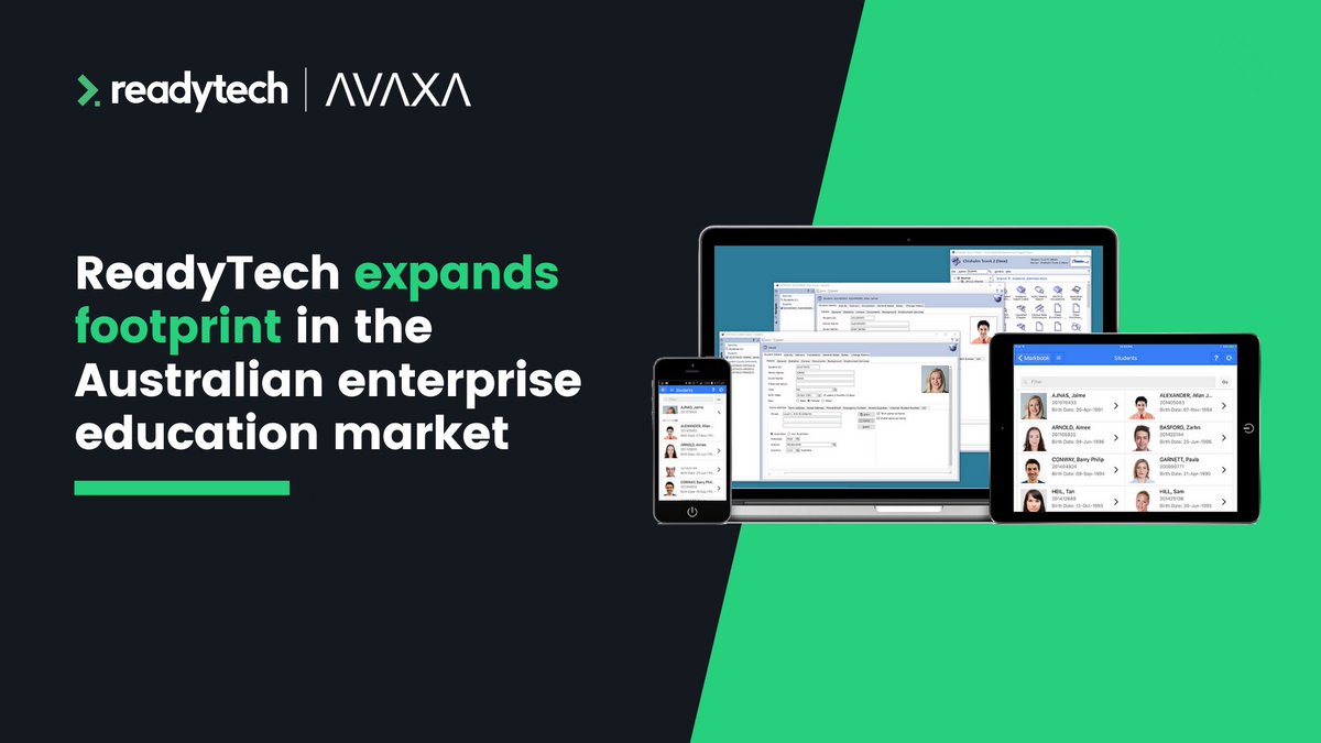We are proud to announce the acquisition of specialist Victorian #TAFE student management system software business, Avaxa, expanding our footprint in the Australian enterprise #education market.

Full media release: bit.ly/3zQ1CBy