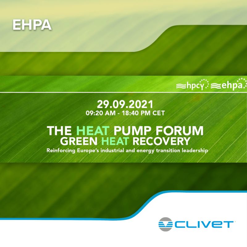 Heat Pump Forum 2021 EHPA 
"Green heat recovery: Reinforcing Europe’s industrial and energy transition leadership" 
Learn more 👉 lnkd.in/e_XTvwej
#EHPA2021 #decarbonisation #heating #cooling #heatpumps  <a href="/helloheatpumps/">EHPA</a>