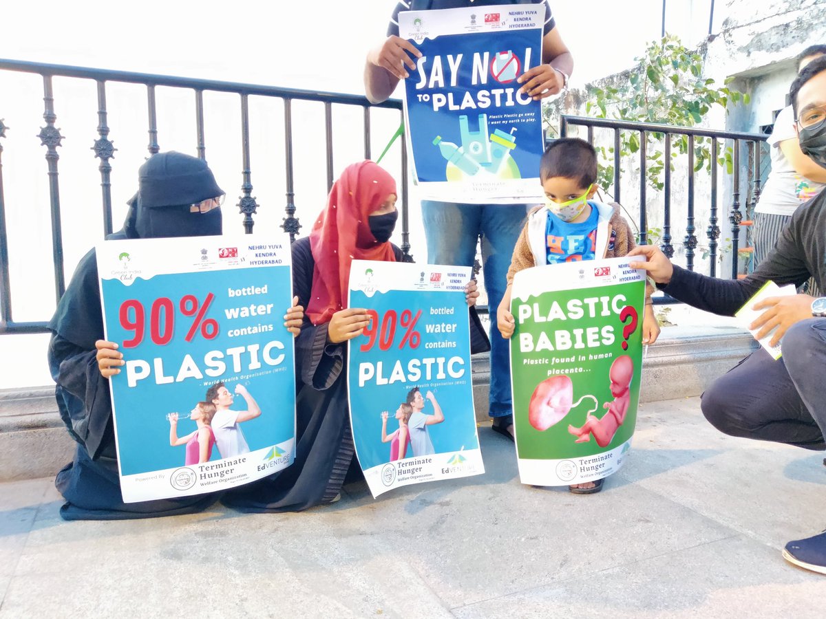 GreenIndiaClub's tweet photo. Our baby supporters.
These lil cuties added a lot of fun in our "Youth Against Plastic" campaign organised by @GreenIndiaClub in collaboration with @nykhyderabad under @IndiaSports . Powered by Terminate Hunger &amp; @edventurepark .

#SundayFunday #TankBund @TelanganaToday https://t.co/UNld9D0WRE