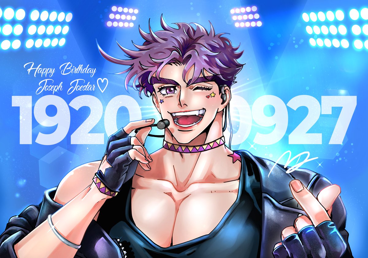 sayojoka's tweet photo. 1920년생 아이돌 죠셉 생일축하해🥳핫!
생일 카페 현수막 협력했습니다!
2미터 사이즈로 1기가 넘는 특대 사이즈라 허버허버하면서 작업했쥐만 넘 잼게 그렸네요.
죠셉 200살 넘게 가자💋
#JOSEPH_JOESTAR_BDAY0927
#이다음에_너는_죠셉_생일축하해_라고한다
#ジョセフ・ジョースター生誕祭2021 https://t.co/HrrigG5mp6