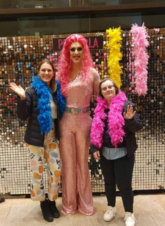 “We won the Gig Buddies photo of the month competition (from our outing to the Priscilla, Queen of the Desert) so we actually need to organise something and go. We haven’t figured that bit out yet.”

Last up in our ‘month of buddies’ series is Rae &amp; Emma: bit.ly/3CN0akZ
