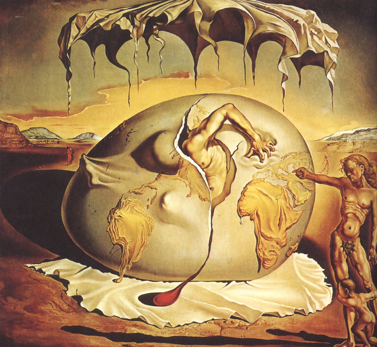 Arteymas_'s tweet photo. Niño geopolítico mirando el nacimiento del hombre nuevo, 1943, Salvador Dalí https://t.co/gRdSghRJ9X
