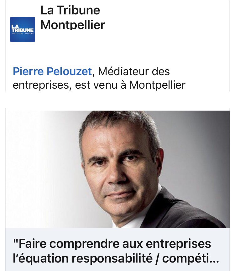 "Faire comprendre aux entreprises l’équation responsabilité / compétitivité" 

Lire mes échanges avec <a href="/CChaigneau/">Cécile Chaigneau</a> ds <a href="/LaTribuneMtp/">La Tribune Montpellier</a> 

…tif-languedoc-roussillon.latribune.fr/opinions/grand…