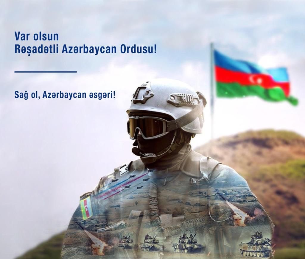 Allah şəhidlərimizə rəhmət eləsin! Var olsun Müzəffər Ali Baş Komandan! Var olsun Rəşadətli Azərbaycan Ordusu! #AnımGünü
#ŞəhidlərÖlməz / #ShehidlerOlmez
#ŞəhidlərimizəEhtiramla