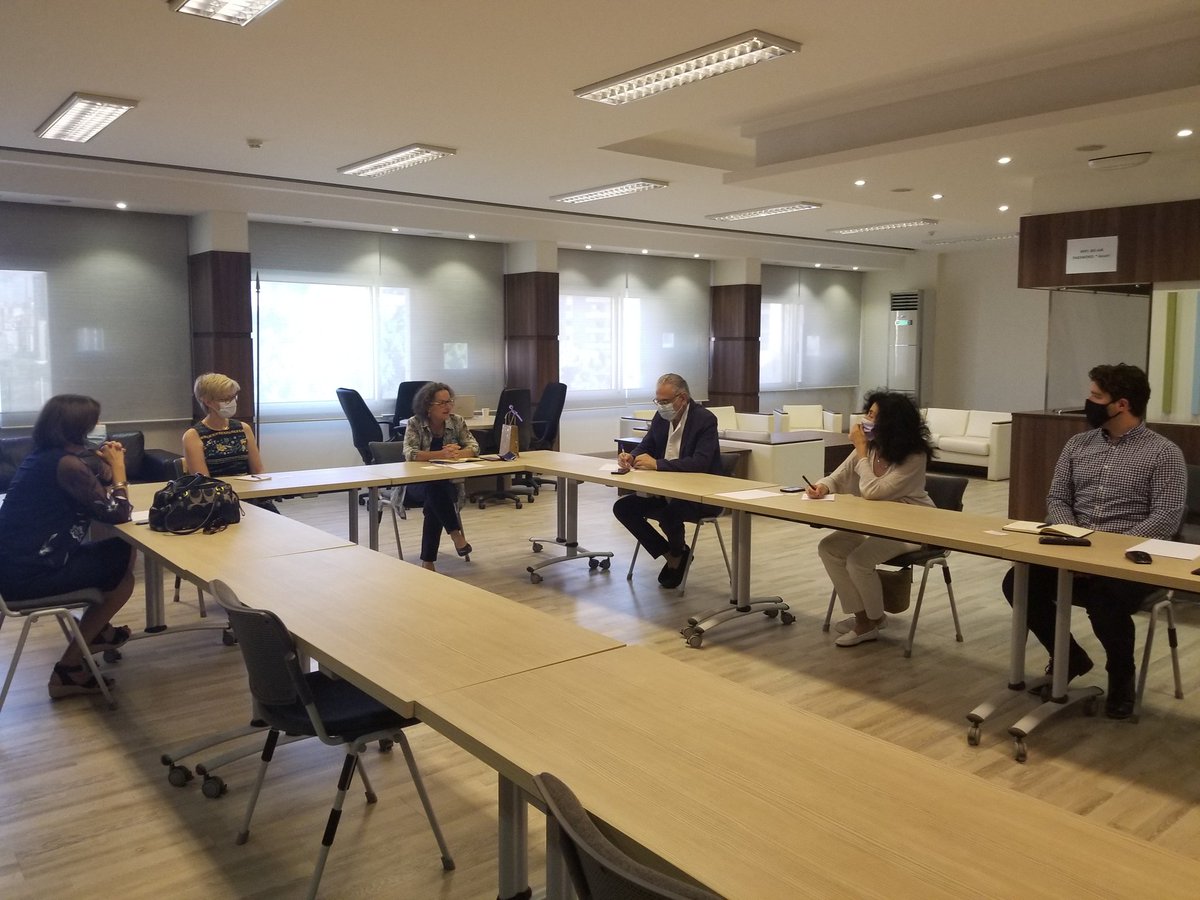 UNESCOBEIRUT's tweet photo. HE Unnur Orradótir Ramette, Ambassador of #Iceland in Paris & Permanent Representative to @OECD & @UNESCO met with a delegation of UNESCO Beirut to take stock of #Li_Beirut progress, & discuss the revival of cultural life in the capital & the #TERDAD festival 🇱🇧🇮🇸 @UOrradottir https://t.co/MqZJIO2Ujg