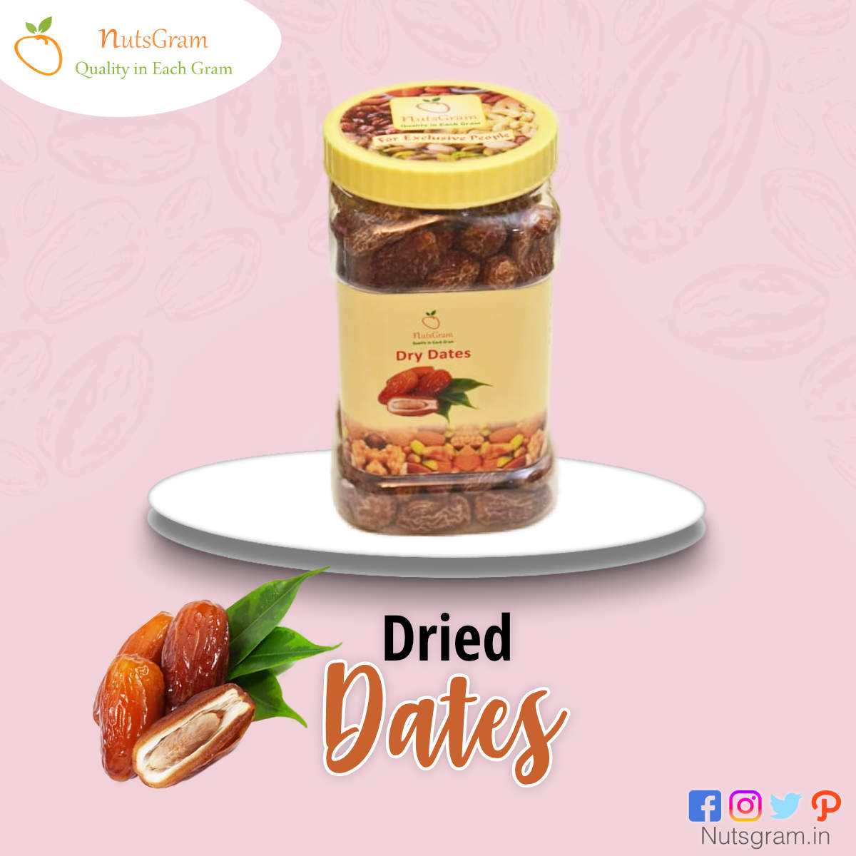 nutsgram's tweet photo. Including #dates in daily diet will be a great choice to stay away from bone and dental problems.
Shop Online 👉 https://t.co/D1hoQYzwhk or Order at 9278271010
#drydates #dryfruits #nuts #chuara #nutrition #drieddates #driedfruits #dates #date #drydate #loosedates #dateshop https://t.co/Ettl2T45Iv